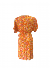 Robe Clara Fleurie Orange