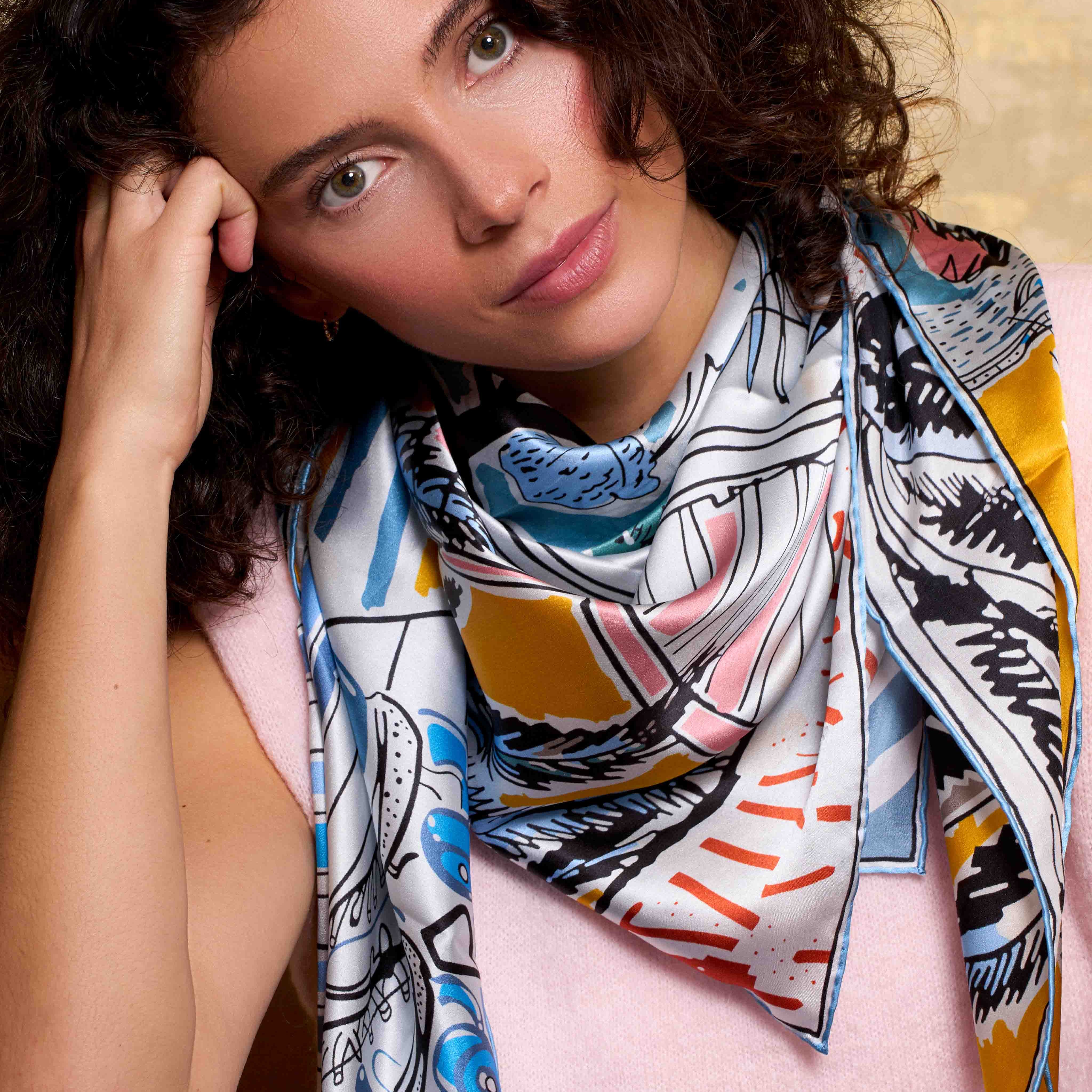 Foulards en Soie 110x110