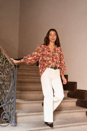 Blusa caqui Louise