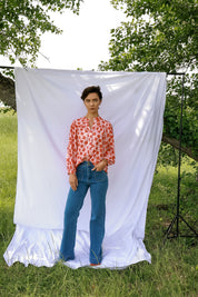 Louise Khaki Blouse