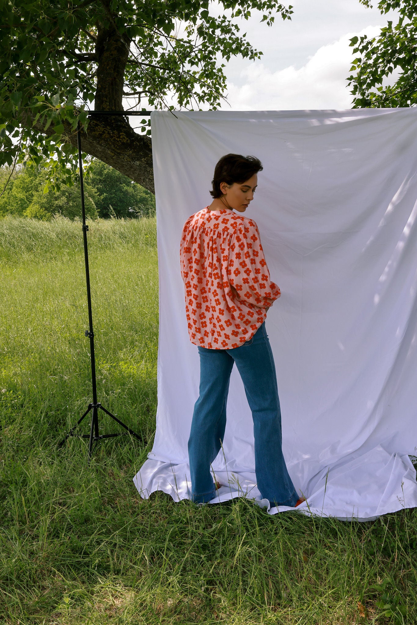 Louise Khaki Blouse
