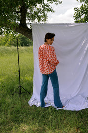Louise Khaki Blouse