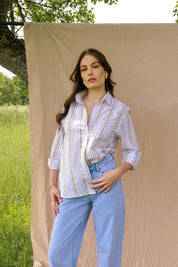 Charles White Stripe Shirt