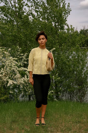 Blouse Emma butter yellow