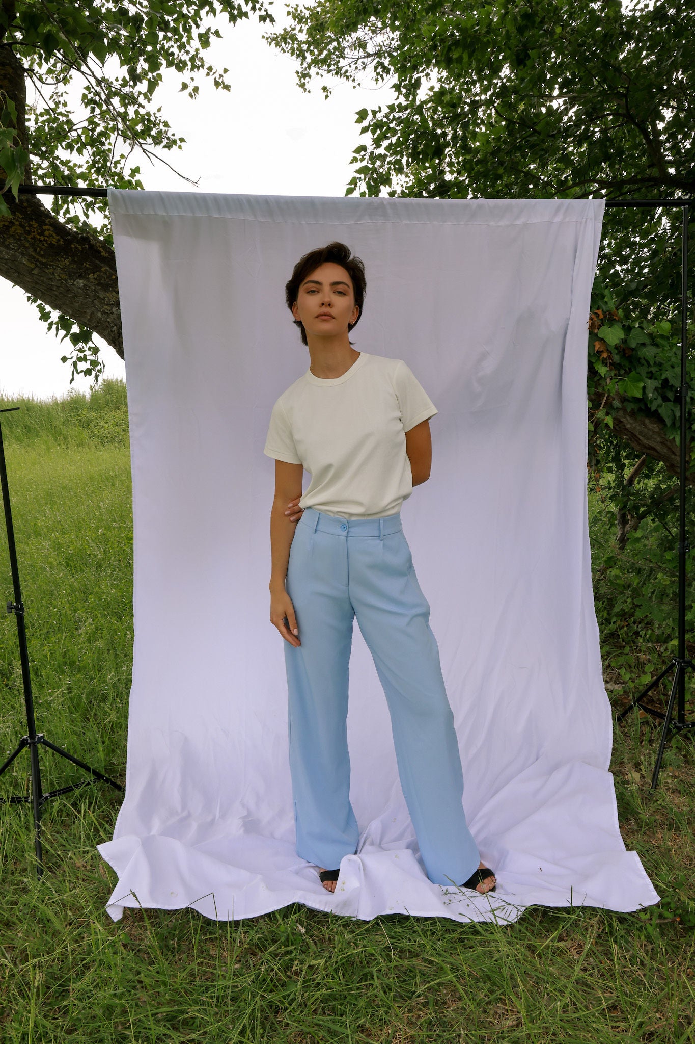 Pantalones coral de verano Théo