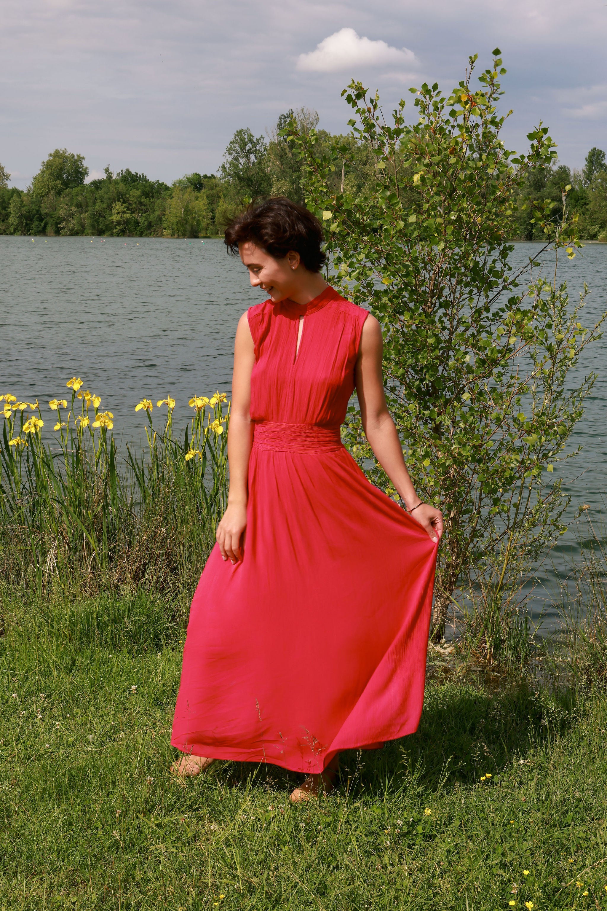 Vestido Queen Bubble Flower