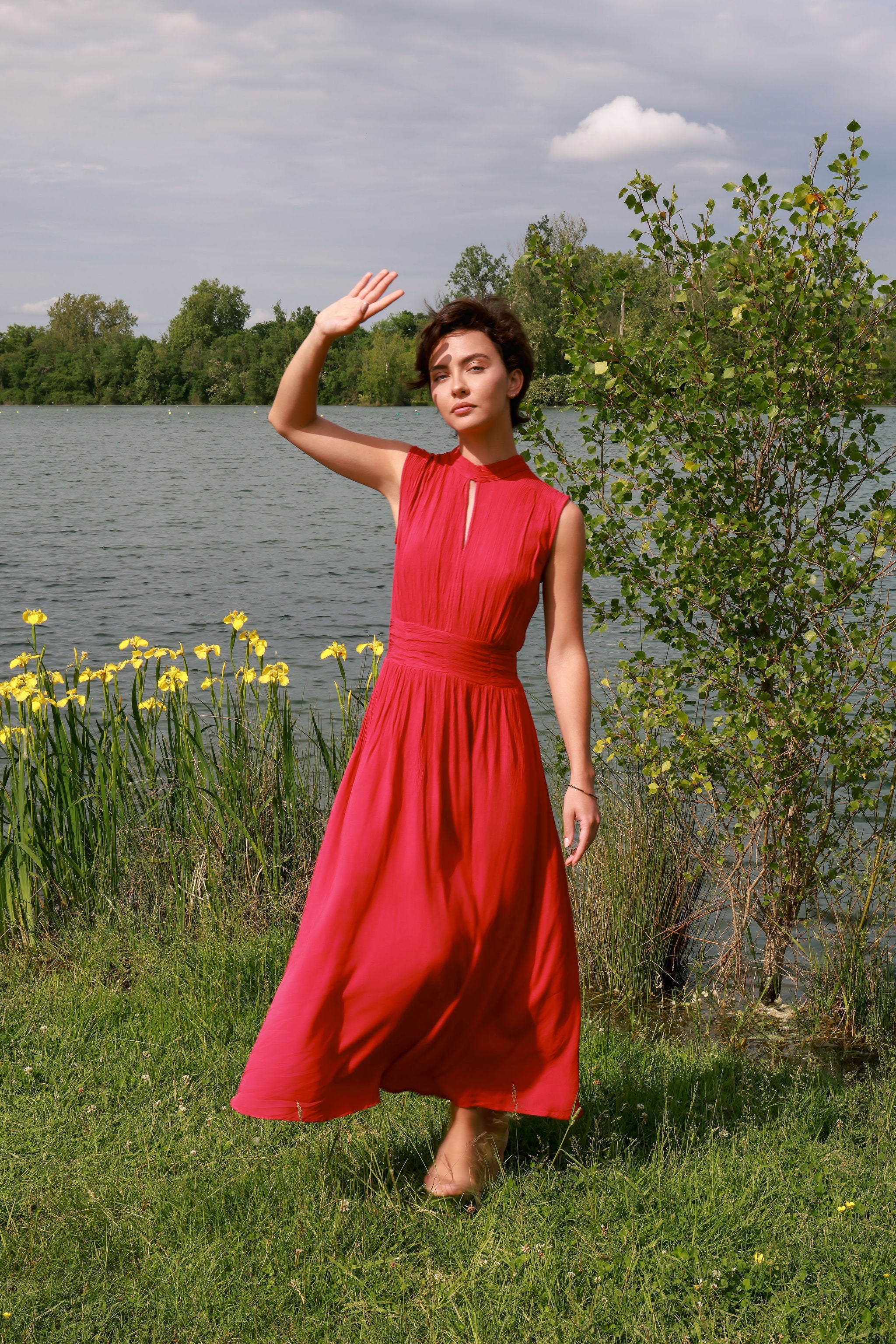 Vestido Queen Bubble Flower