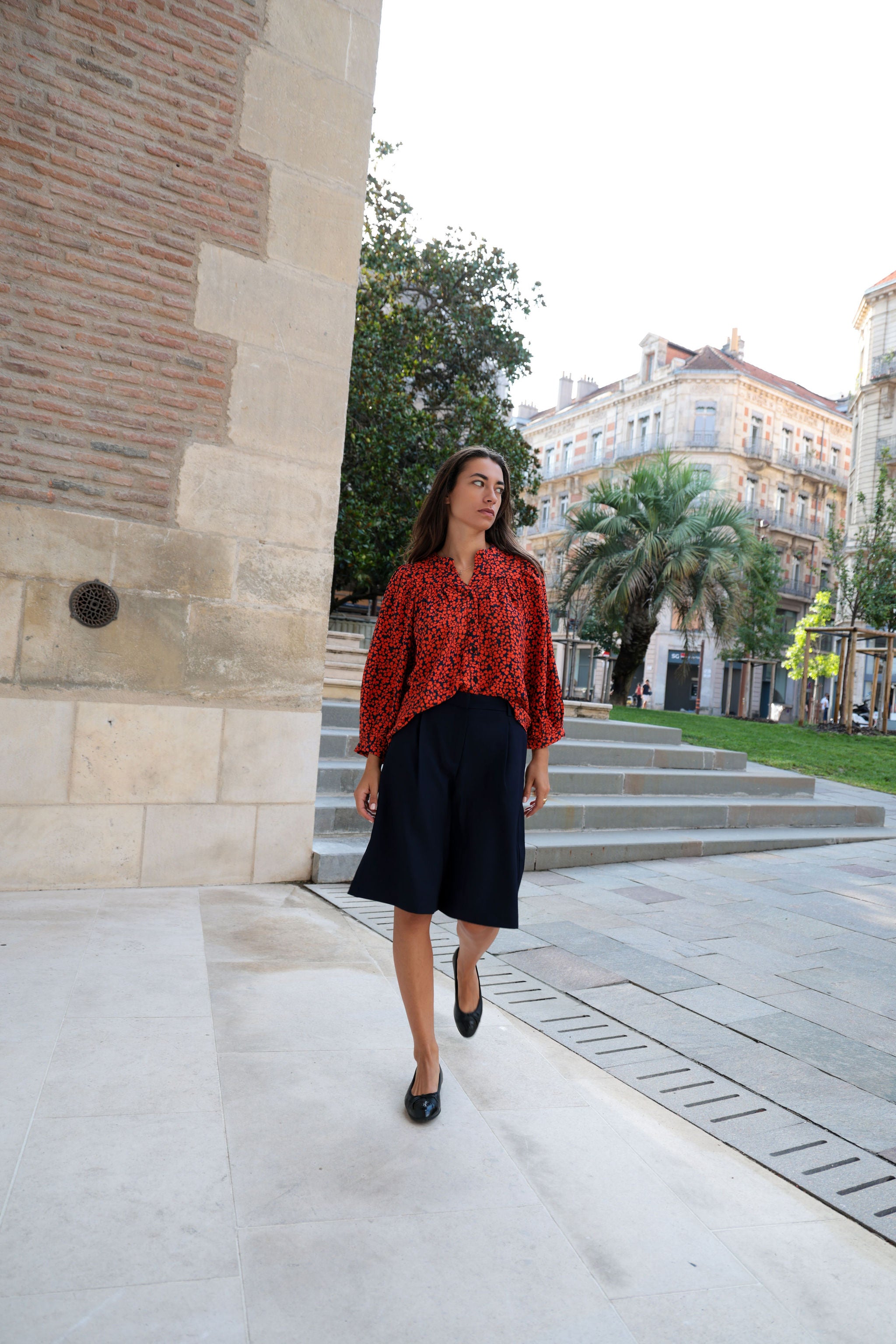 Blusa caqui Louise
