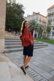 Blusa caqui Louise