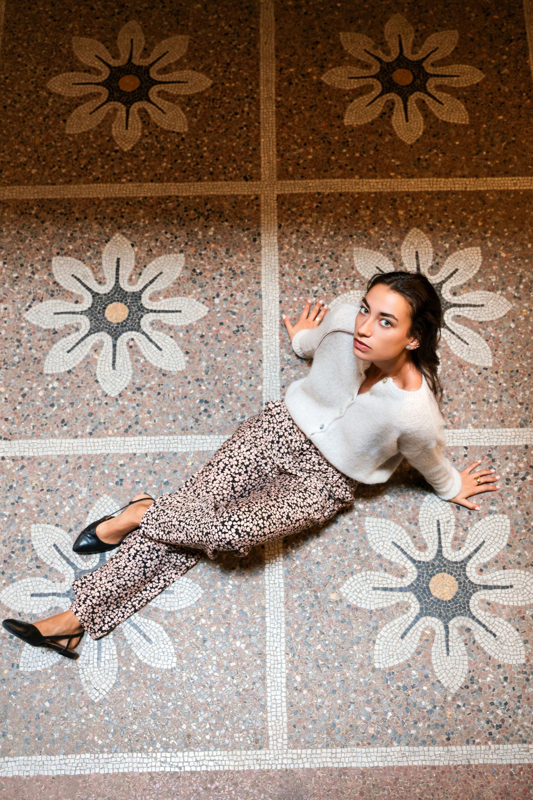 Pantalones Jeanne Bubble Flower