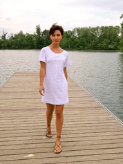Blusa con bordado inglés de Kate