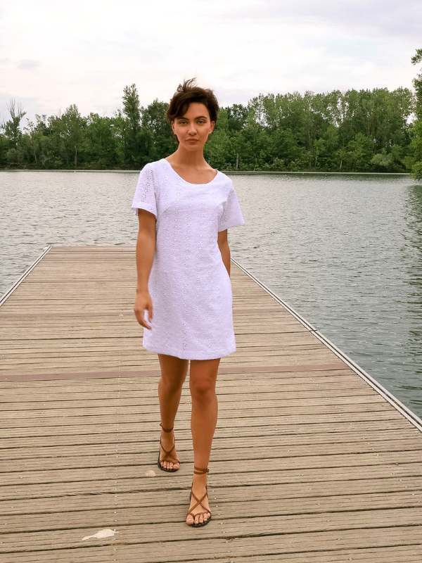 Blusa con bordado inglés de Kate