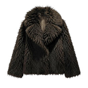 Manteau en fausse fourrure Polux