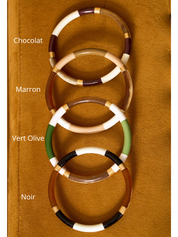 Multicolored Horn Bracelets