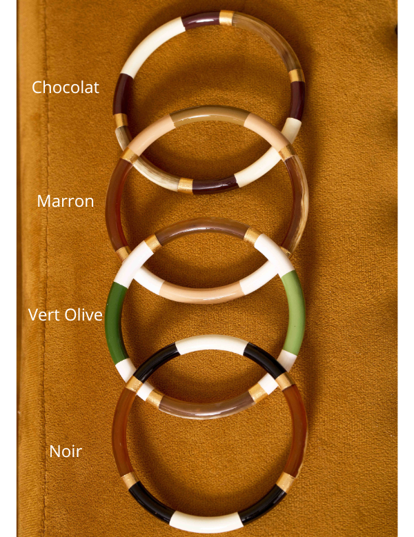 Bracelets en Corne Multicolore