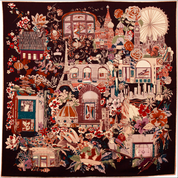 Foulard Élixir Pourpre