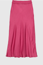 Jupe à pois framboise Suzanne