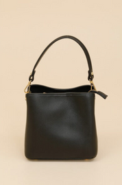 Sac Pierre en cuir noir