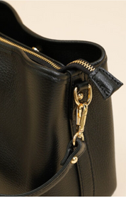 Sac Pierre en cuir noir