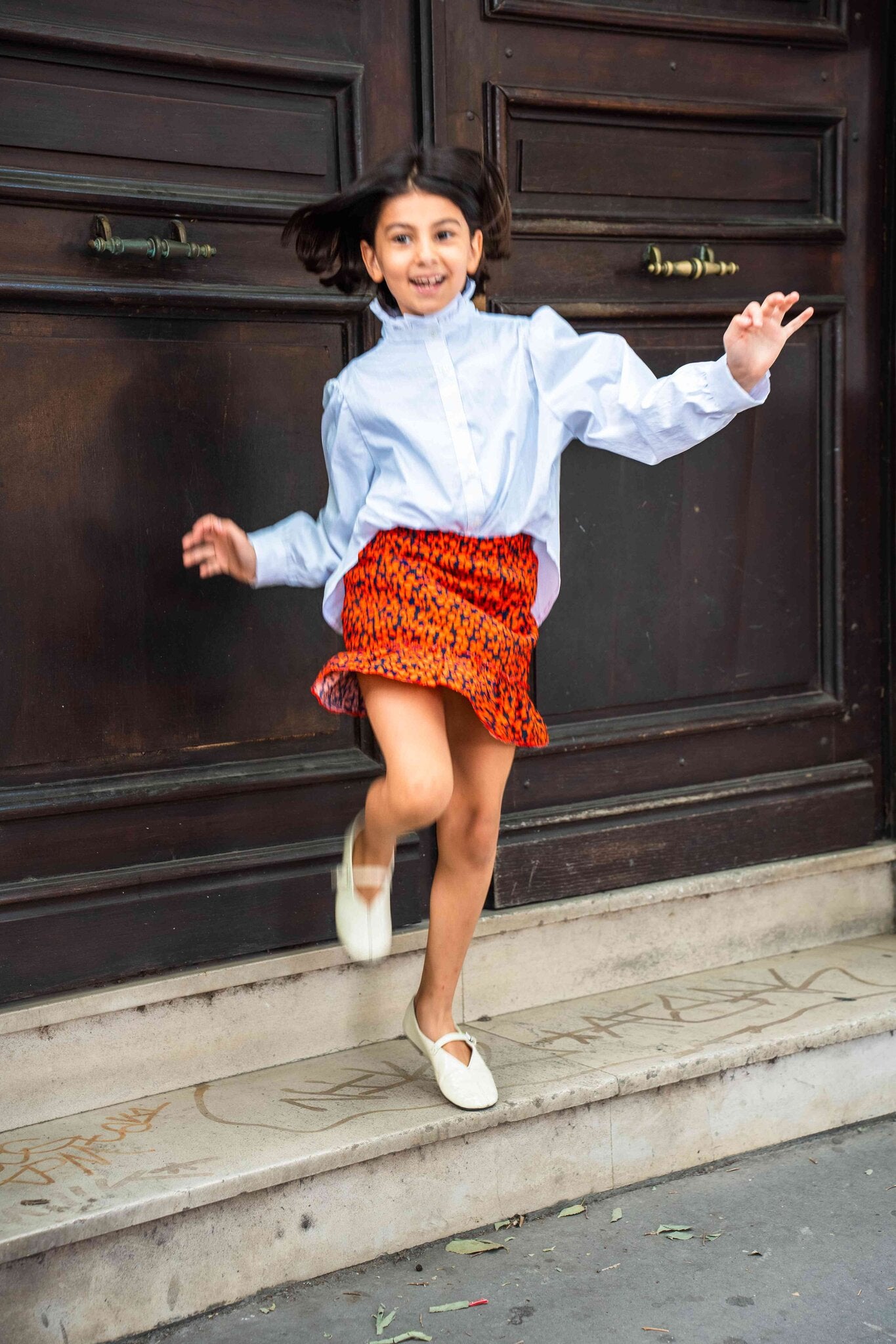 Jupe Short Elisa Coquelicot