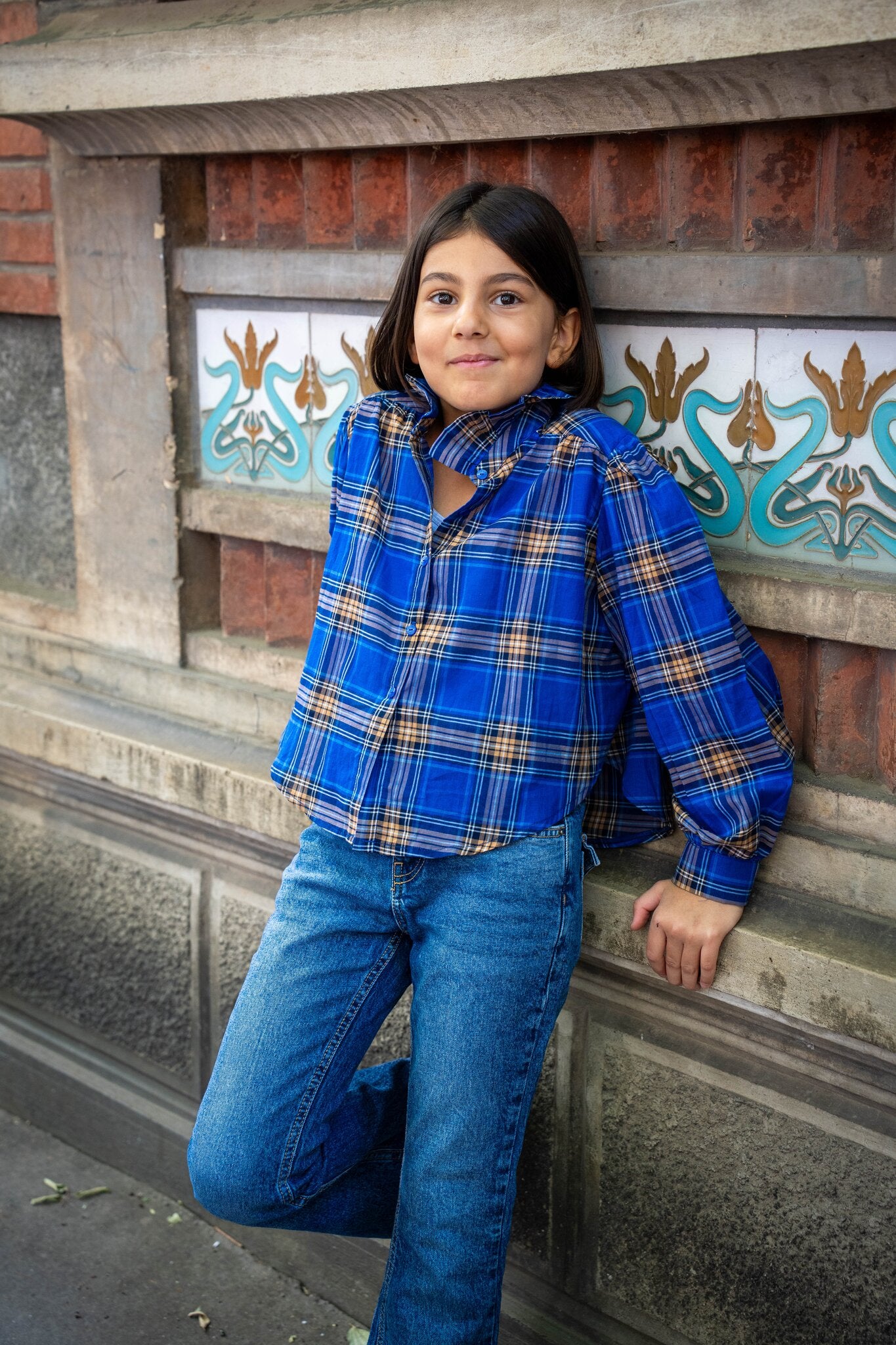 Blouse Suzon tartan