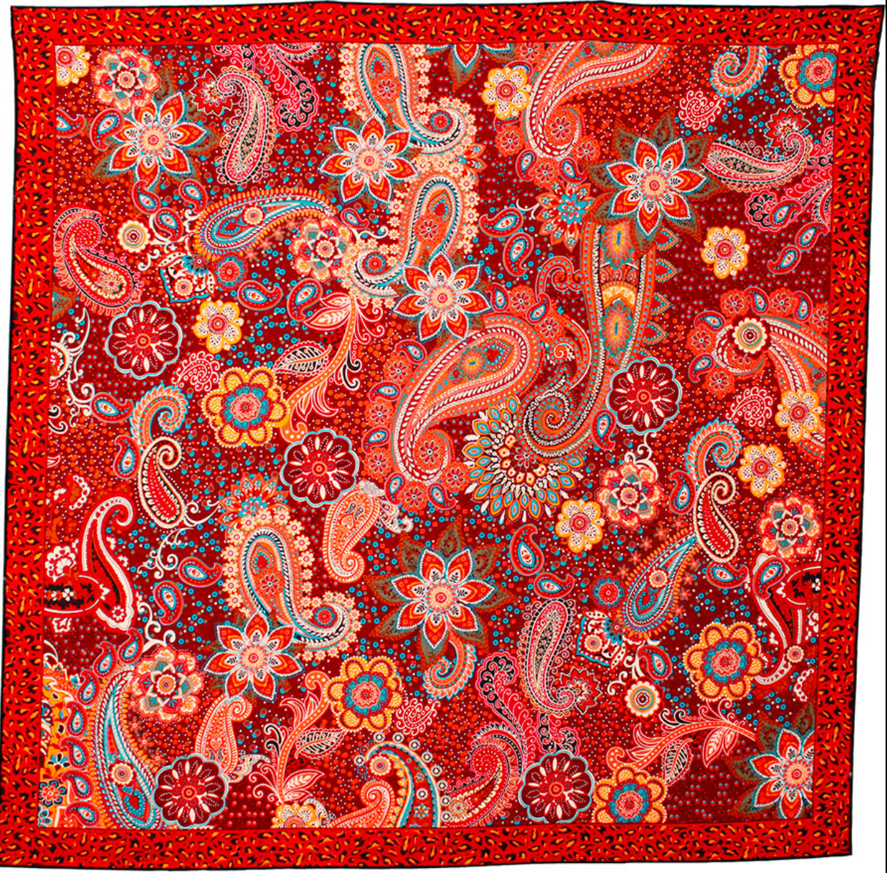 Wild Story Maxi Wool &amp; Silk Scarf