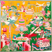 Maxi Eden Wool and Silk Scarf