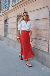 Jupe Bettina red Polka dots