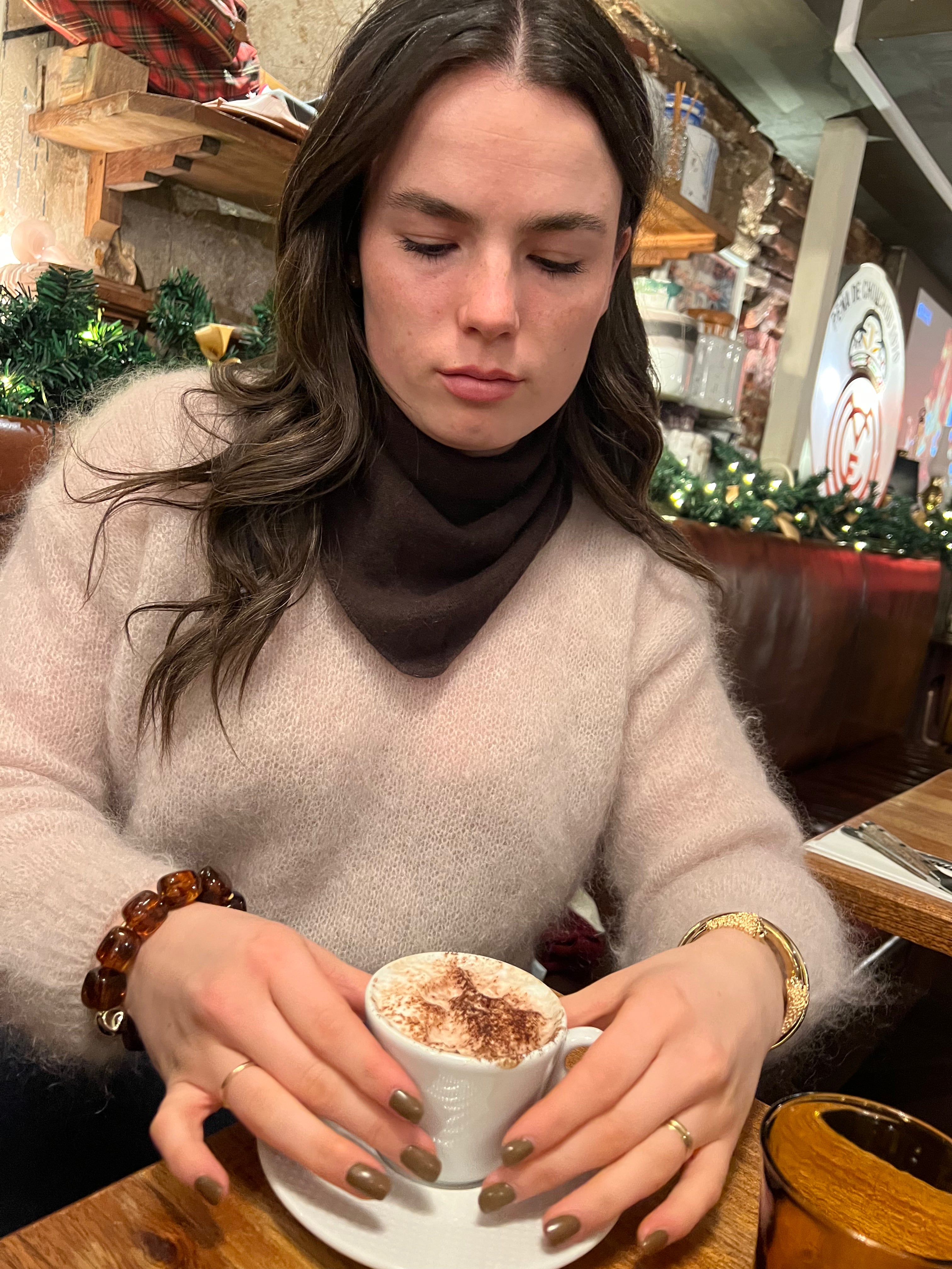 Bufanda de alpaca y zorro