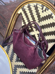 Bolso Mélusine trenzado en color camello