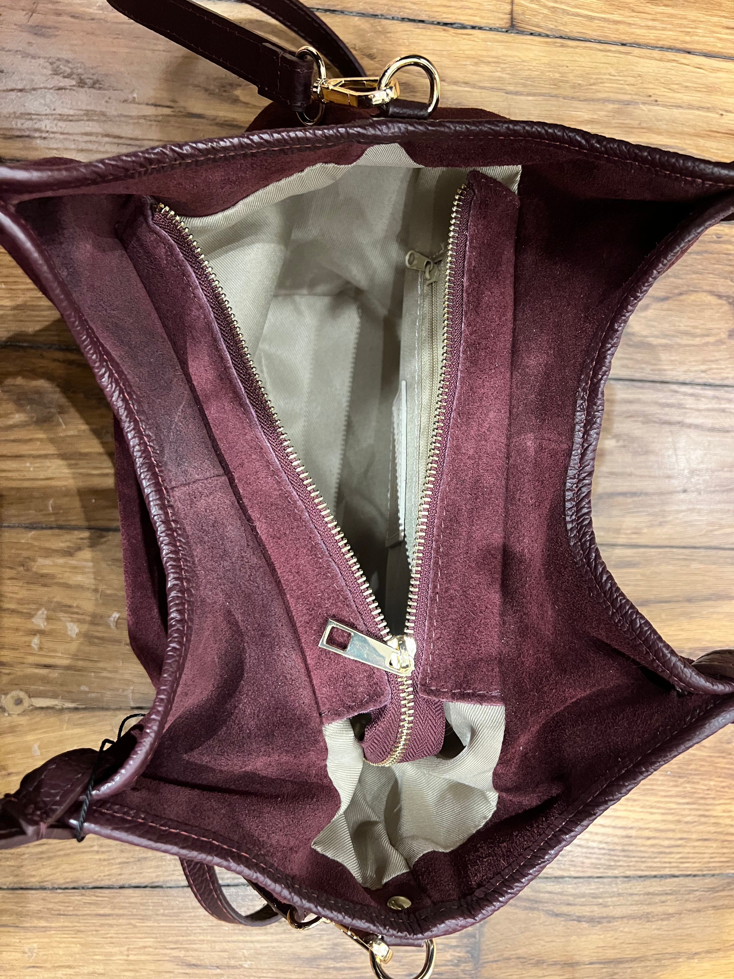 Bolso Mélusine trenzado en color camello