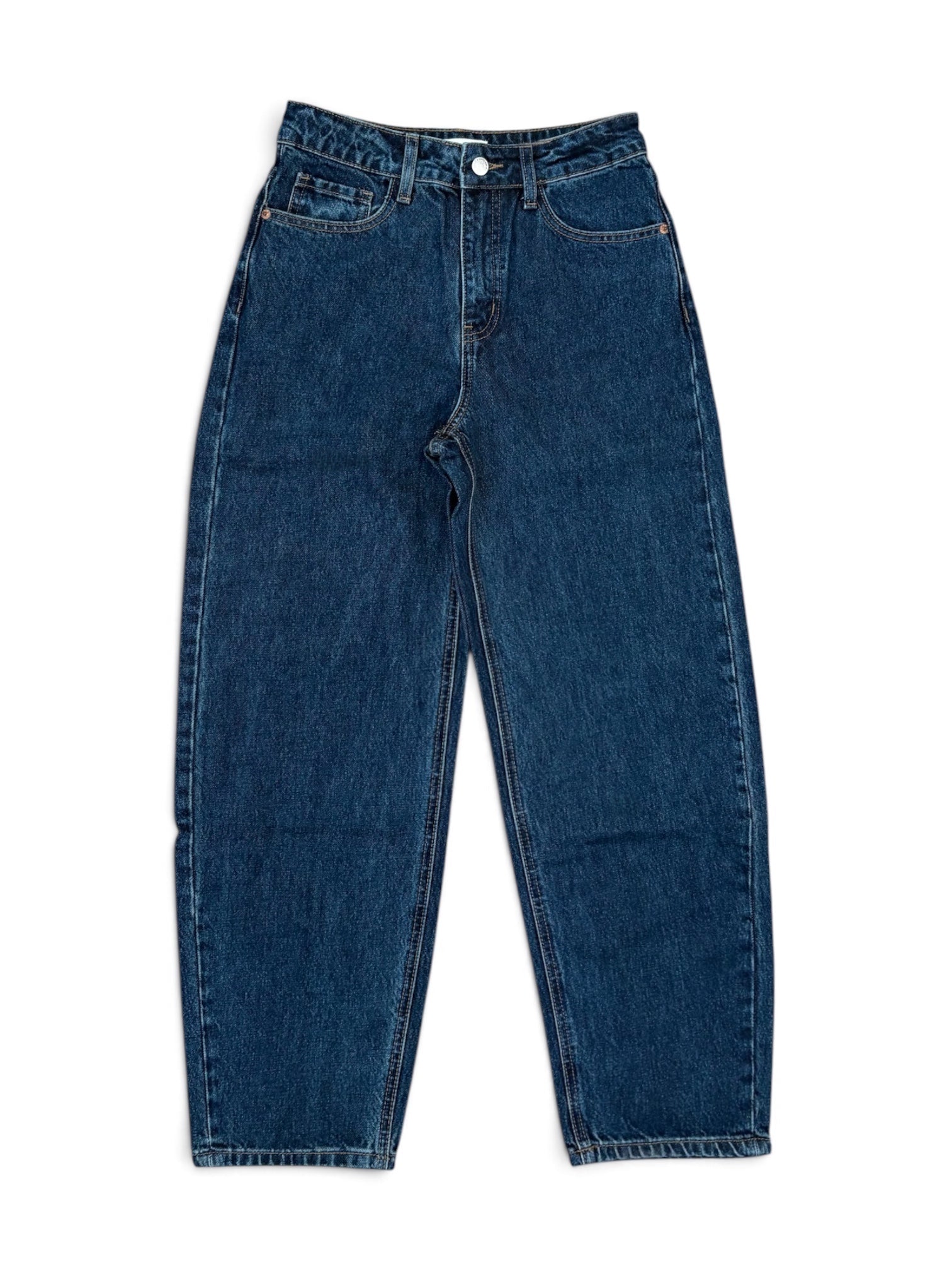 Jean Barrel denim bleu