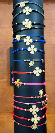 Bracelet élastique Trèfle