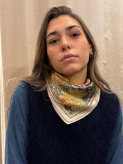 Foulard Panthère de nuit pêche