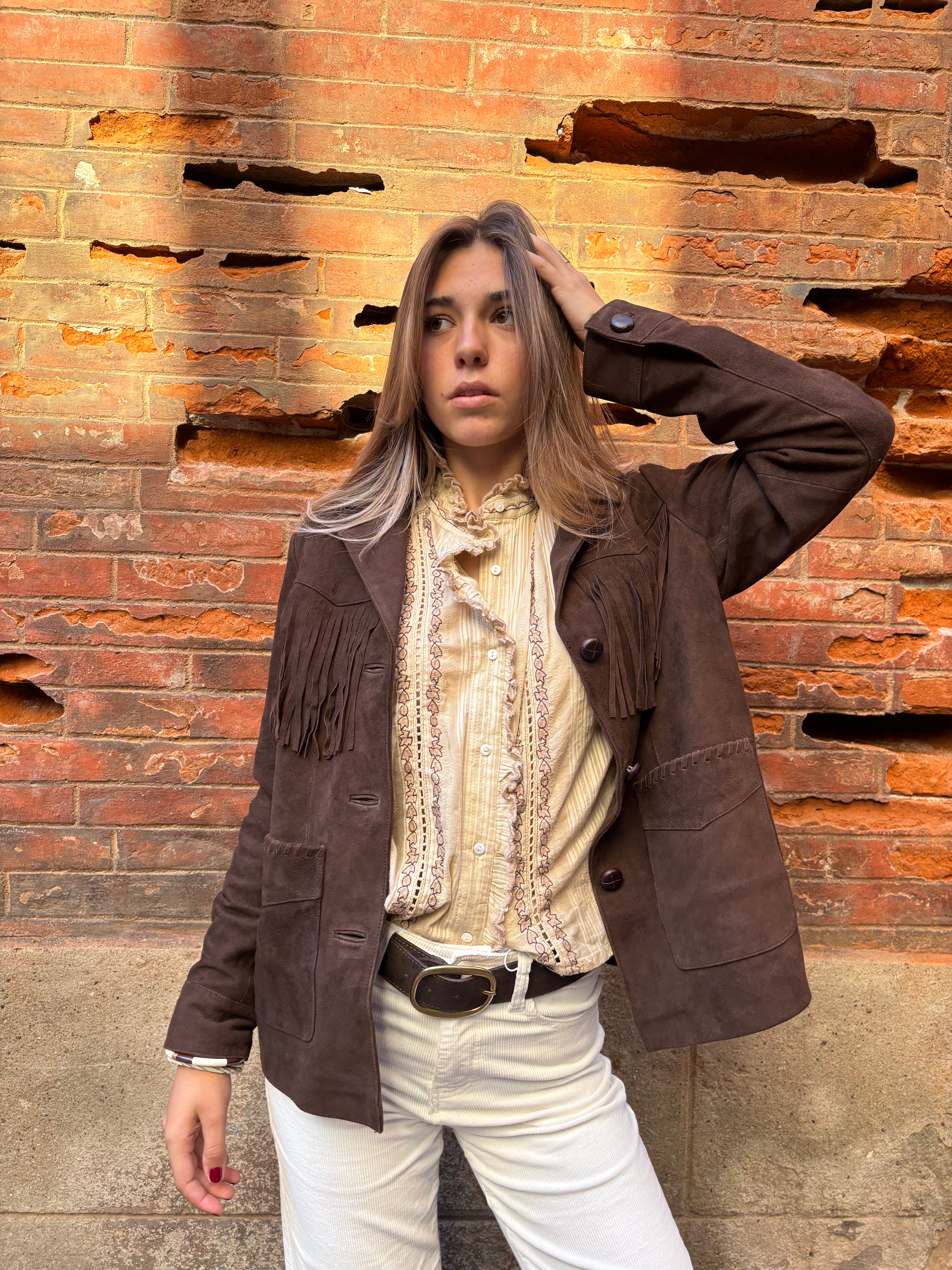 Veste à franges Jessie