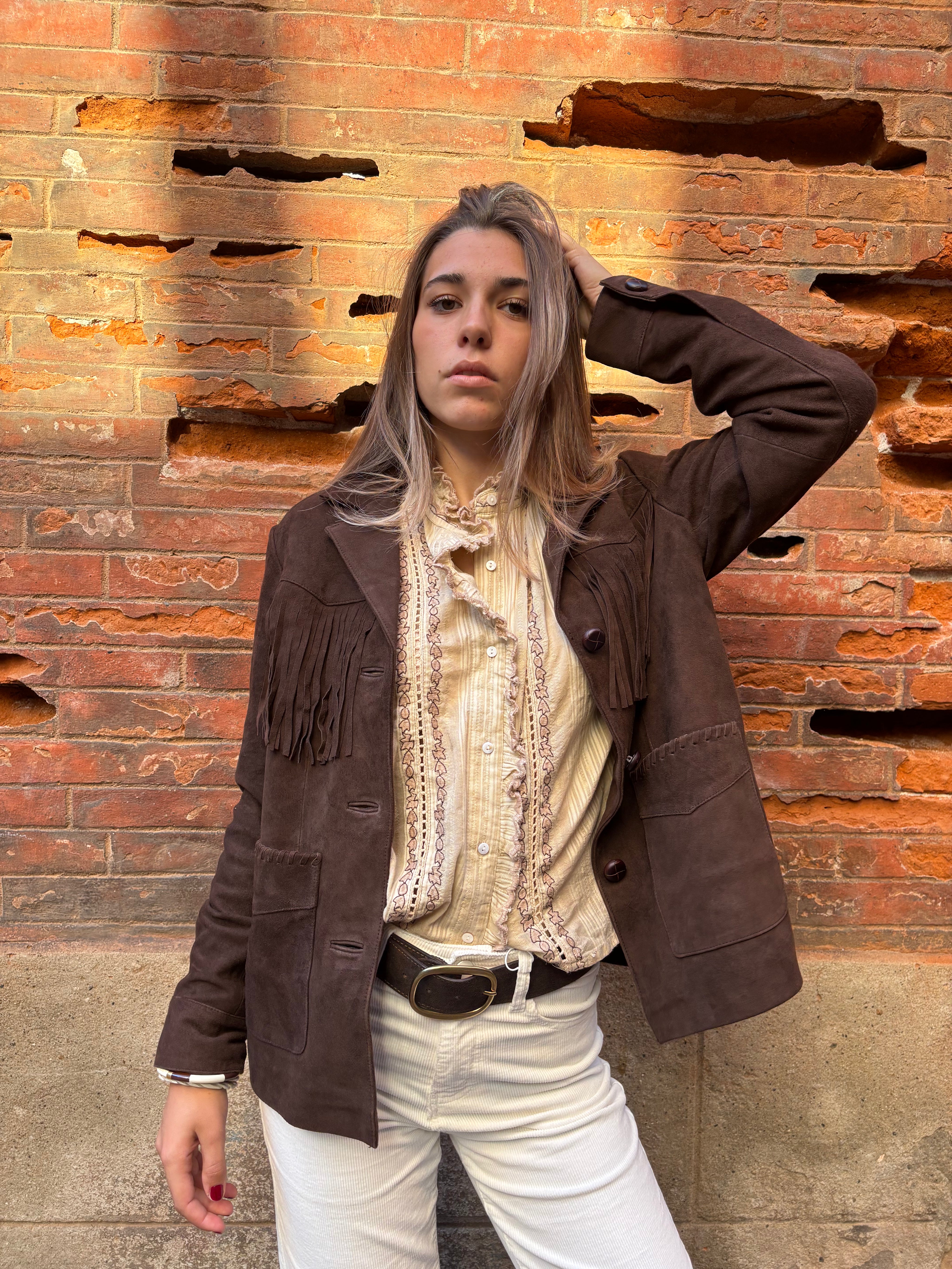 Veste à franges Jessie