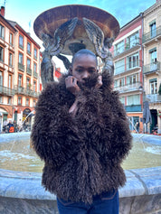 Manteau en fausse fourrure Polux