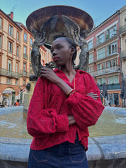 Blouse Caroline velours