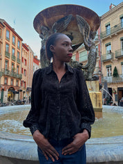 Blouse Caroline velours