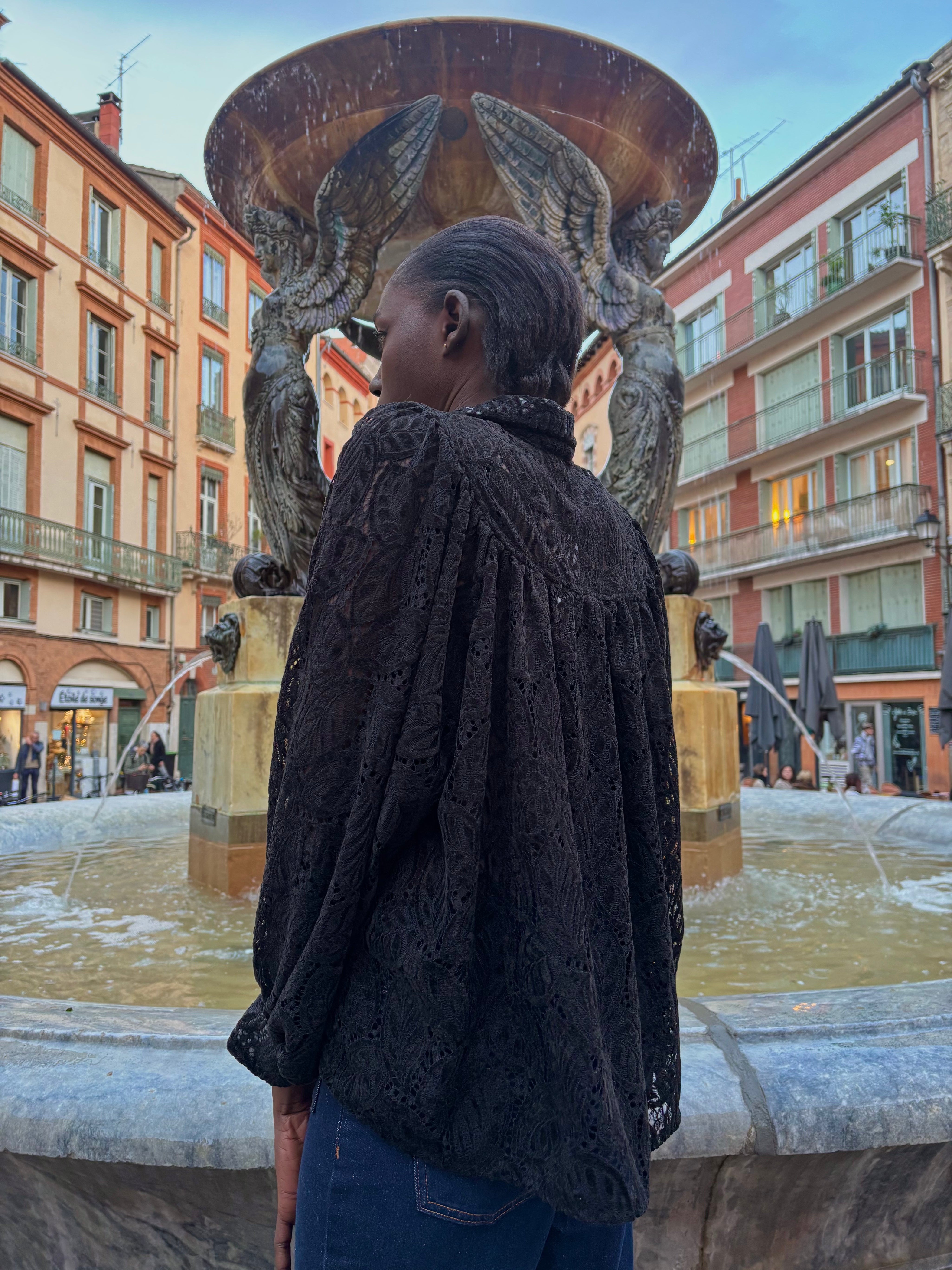 Blouse Caroline velours