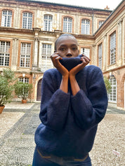 Pull col roulé Léopold