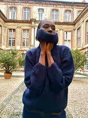 Pull col roulé Léopold