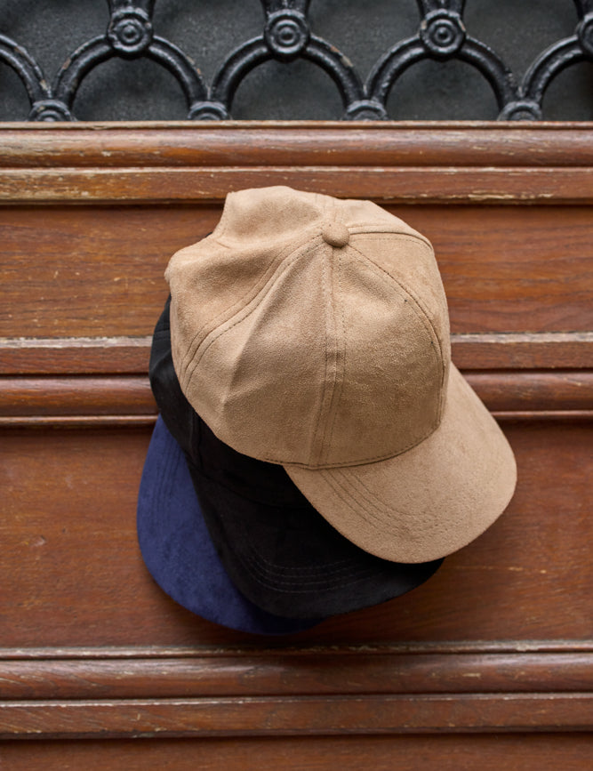 Casquette en daim Audrey