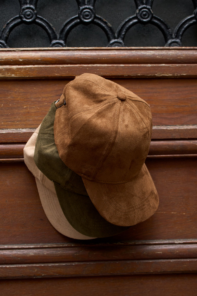 Casquette en daim Audrey