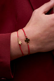 Bracelet élastique Trèfle
