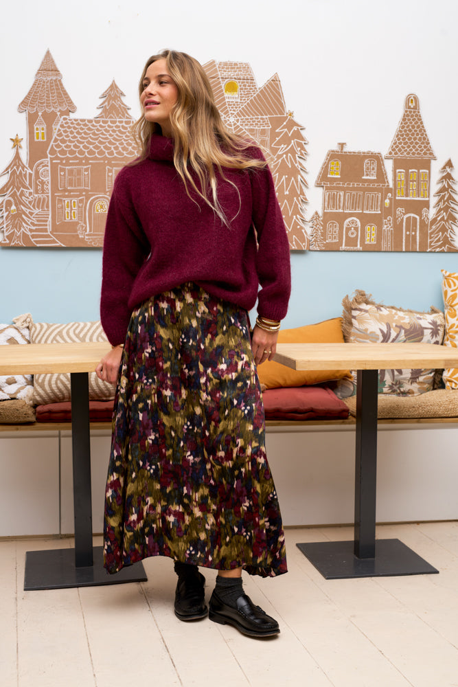 Pull col roulé Léopold