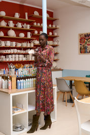 Betty Tie and Die Purple Skirt