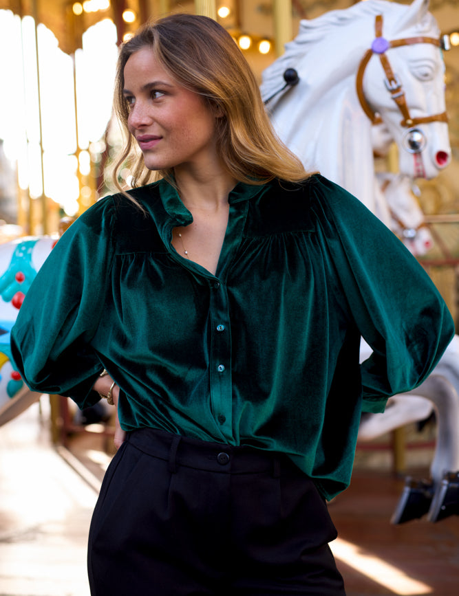 Blouse Louise Velours