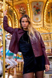 Veste Claudia Burgundy