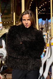 Abrigo de piel sintética Polux